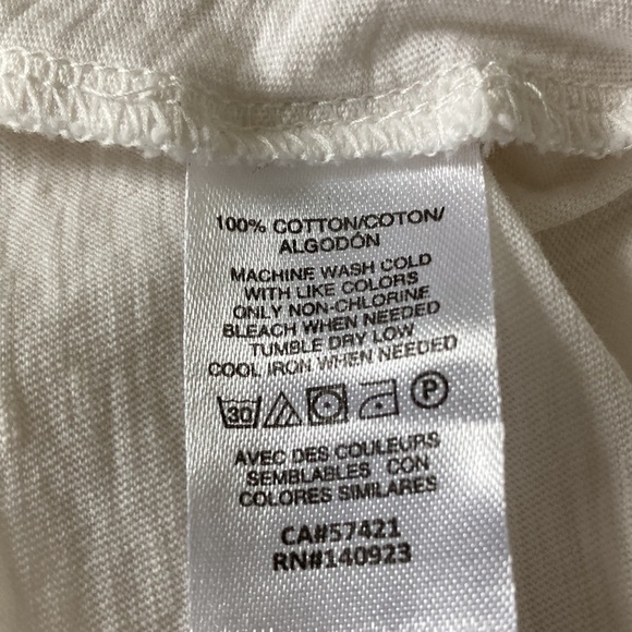 LOFT small white top long sleeves feminine - Picture 10 of 10